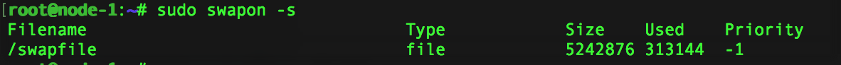 Creating SWAP file in linux